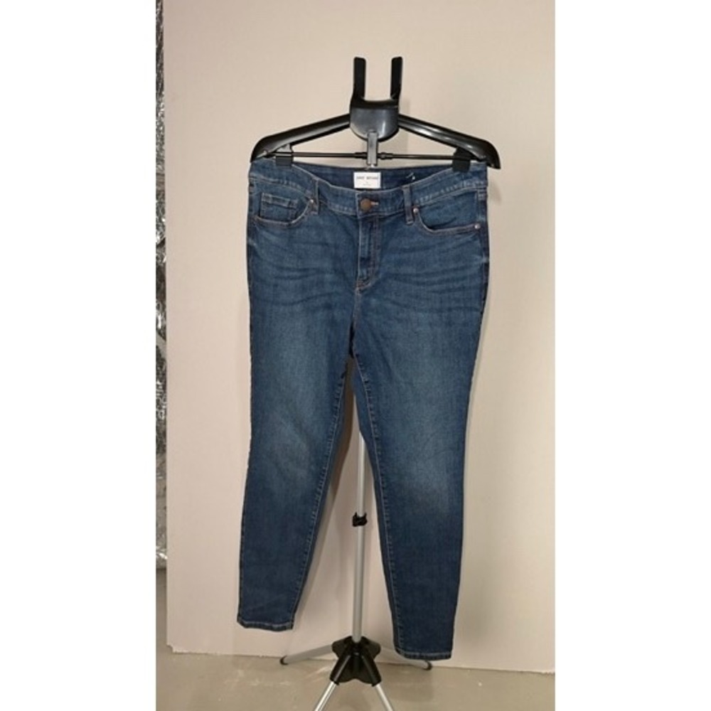 Lane Bryant Women's Blue Wash Denim Jeans Size 16L Skinny Fit Casual